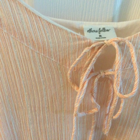 Midi “Others Follow” Peach Spaghetti strap M Dress - Picture 12 of 12